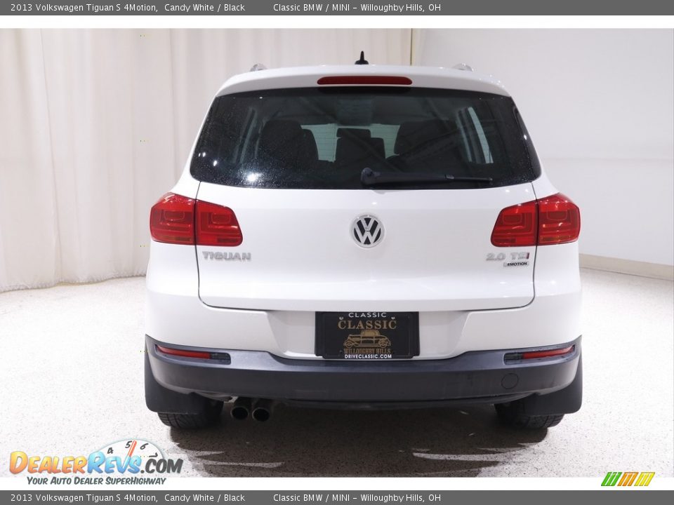 2013 Volkswagen Tiguan S 4Motion Candy White / Black Photo #15