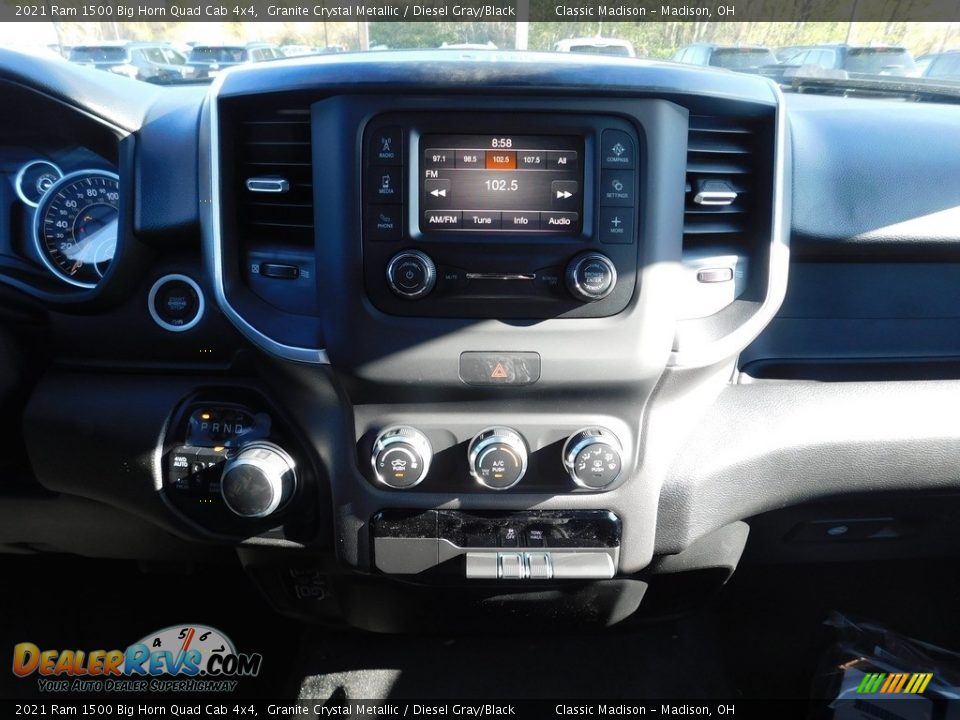 2021 Ram 1500 Big Horn Quad Cab 4x4 Granite Crystal Metallic / Diesel Gray/Black Photo #14