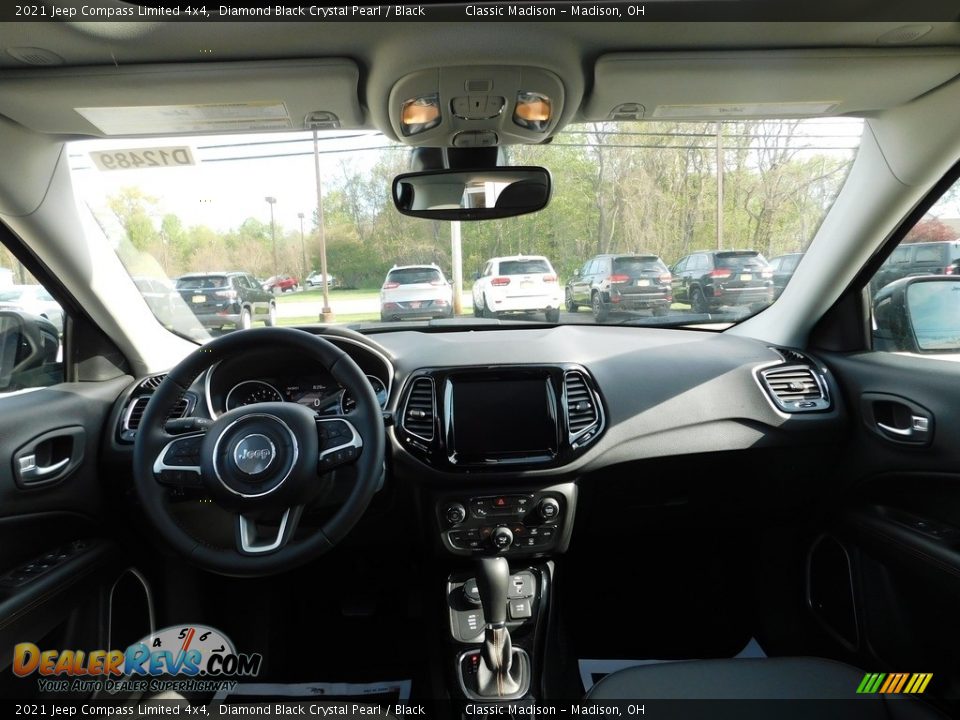 2021 Jeep Compass Limited 4x4 Diamond Black Crystal Pearl / Black Photo #7