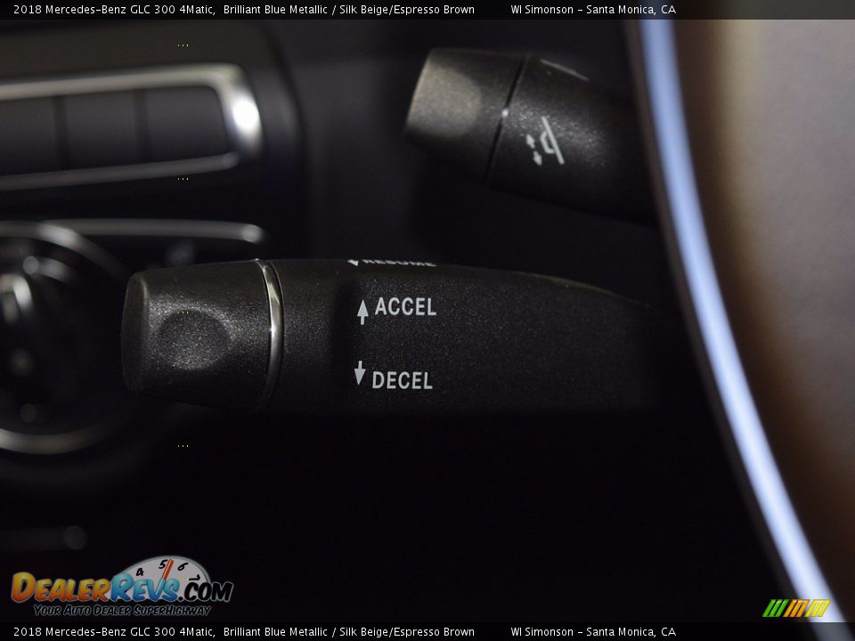 2018 Mercedes-Benz GLC 300 4Matic Brilliant Blue Metallic / Silk Beige/Espresso Brown Photo #15