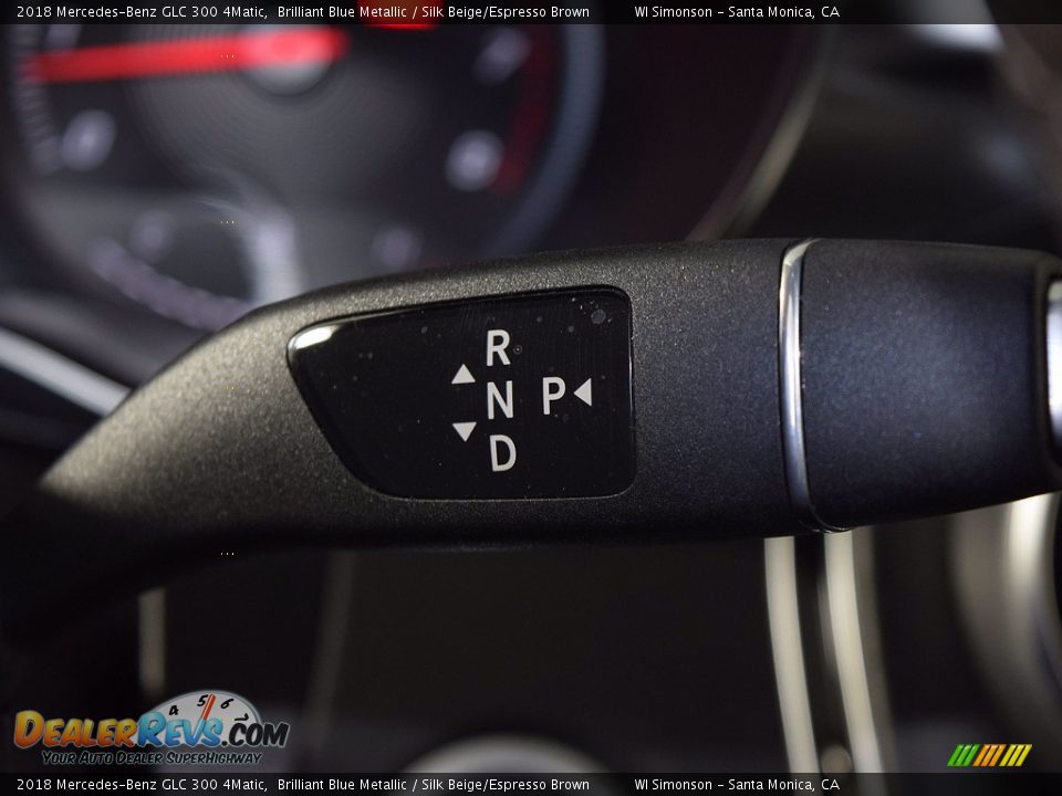 2018 Mercedes-Benz GLC 300 4Matic Brilliant Blue Metallic / Silk Beige/Espresso Brown Photo #19