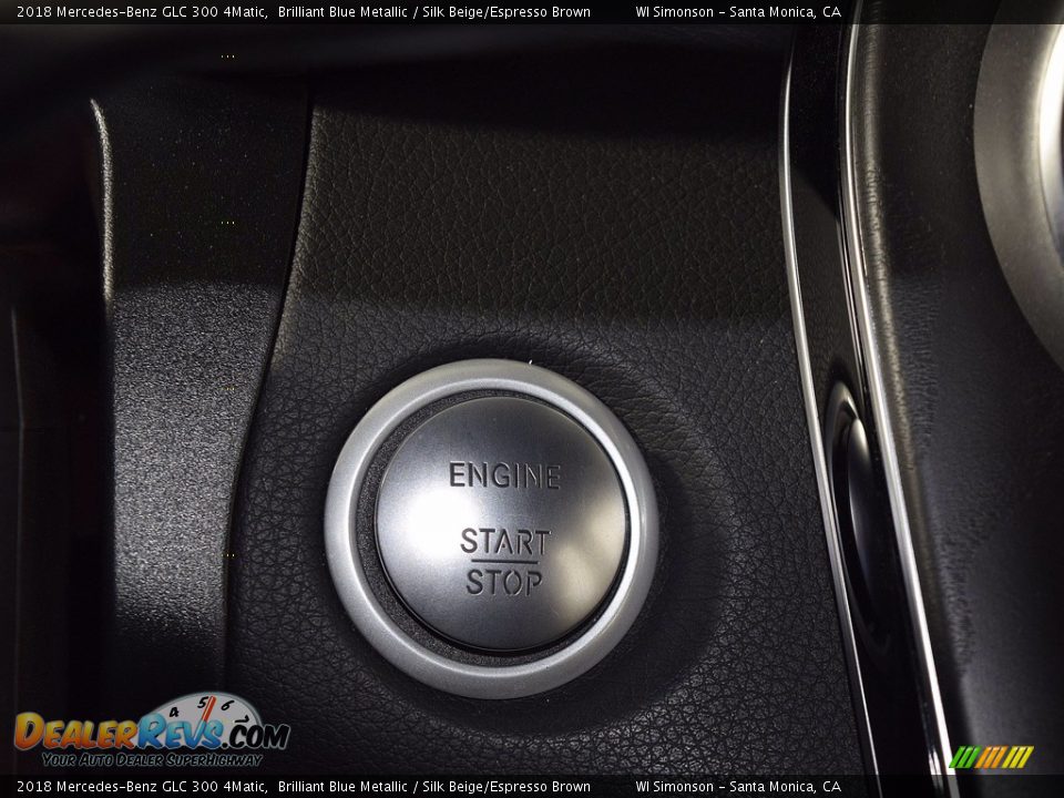 2018 Mercedes-Benz GLC 300 4Matic Brilliant Blue Metallic / Silk Beige/Espresso Brown Photo #20