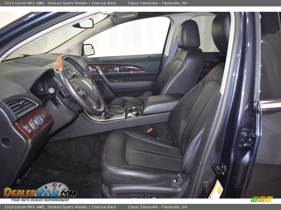 2014 Lincoln MKX AWD Smoked Quartz Metallic / Charcoal Black Photo #6