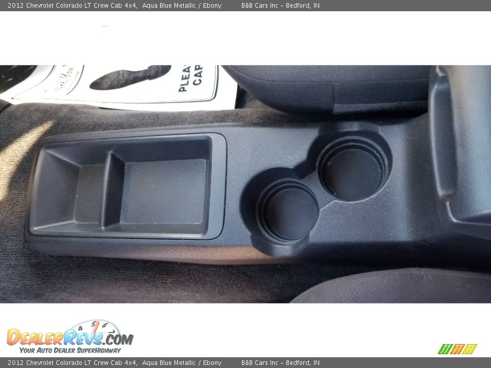 2012 Chevrolet Colorado LT Crew Cab 4x4 Aqua Blue Metallic / Ebony Photo #18