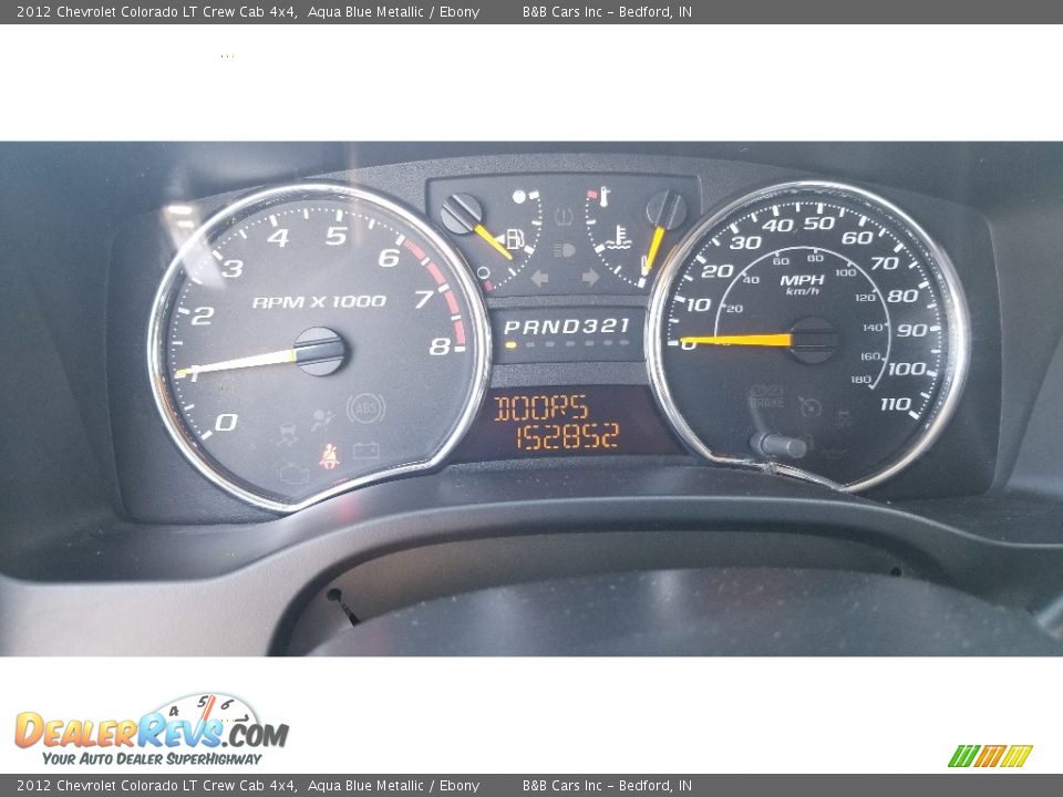 2012 Chevrolet Colorado LT Crew Cab 4x4 Aqua Blue Metallic / Ebony Photo #19