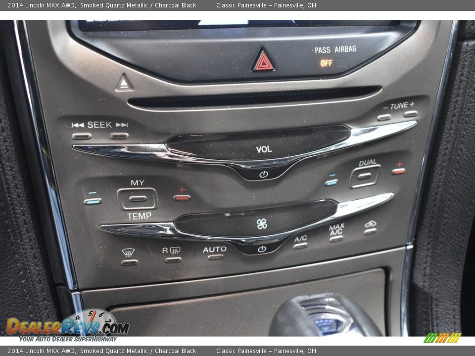 2014 Lincoln MKX AWD Smoked Quartz Metallic / Charcoal Black Photo #13