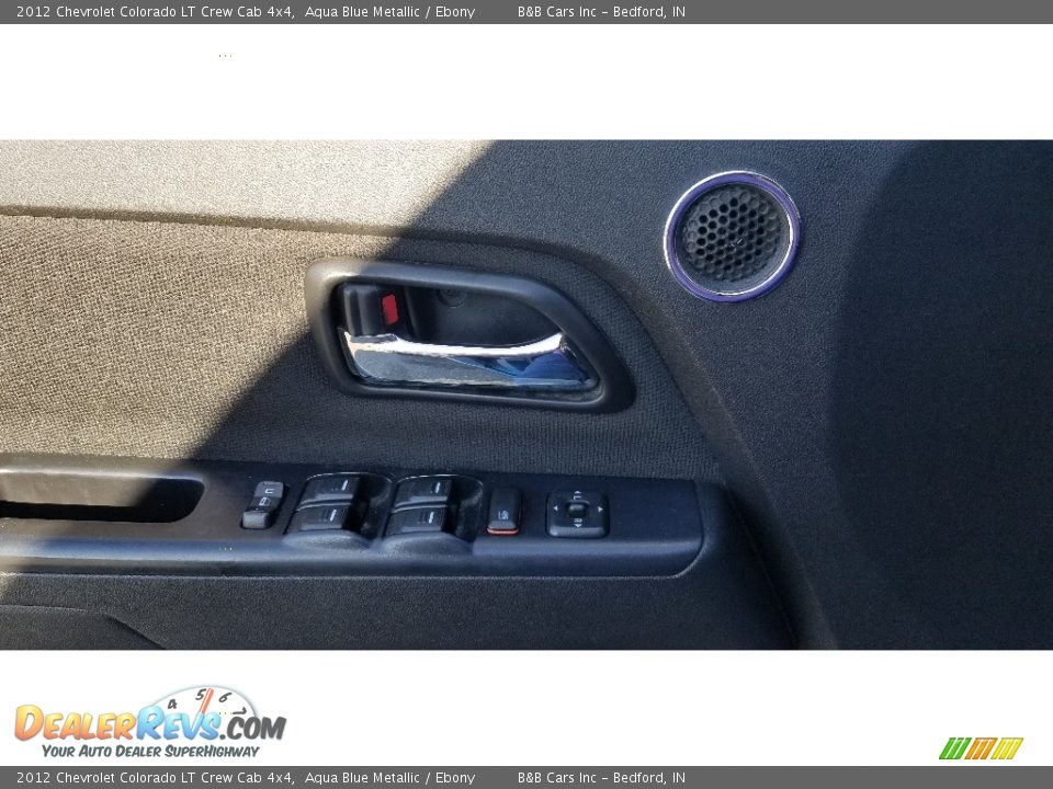 2012 Chevrolet Colorado LT Crew Cab 4x4 Aqua Blue Metallic / Ebony Photo #20