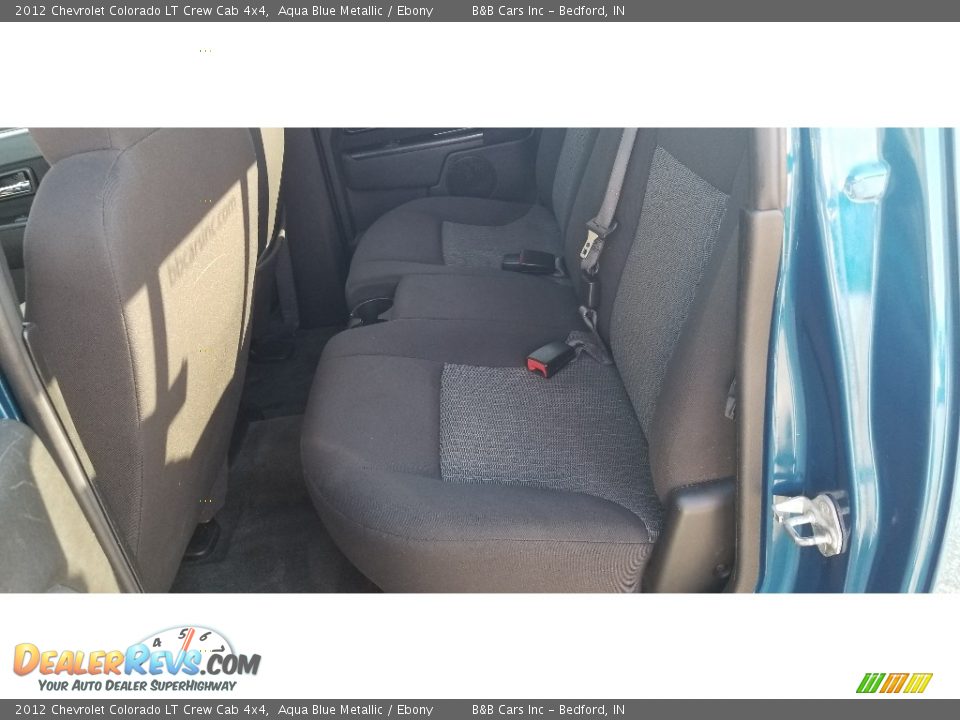 2012 Chevrolet Colorado LT Crew Cab 4x4 Aqua Blue Metallic / Ebony Photo #21
