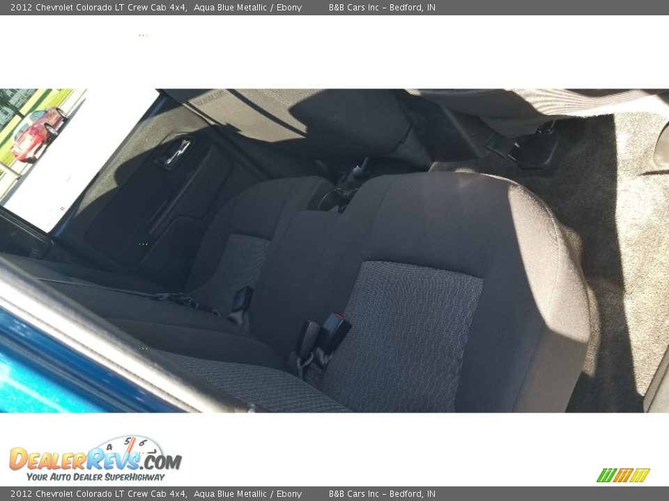 2012 Chevrolet Colorado LT Crew Cab 4x4 Aqua Blue Metallic / Ebony Photo #22