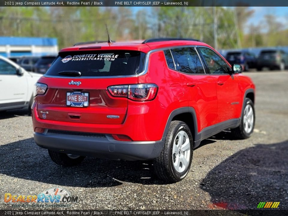 2021 Jeep Compass Latitude 4x4 Redline Pearl / Black Photo #4