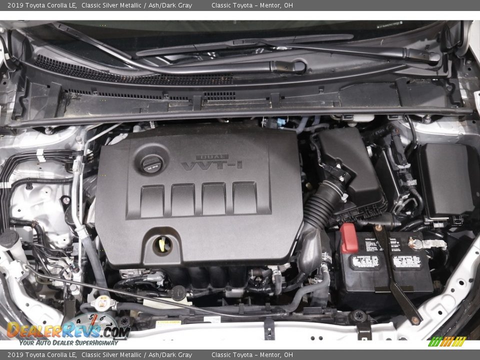 2019 Toyota Corolla LE Classic Silver Metallic / Ash/Dark Gray Photo #16