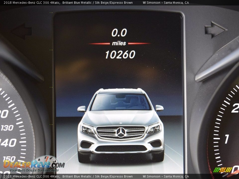 2018 Mercedes-Benz GLC 300 4Matic Brilliant Blue Metallic / Silk Beige/Espresso Brown Photo #33
