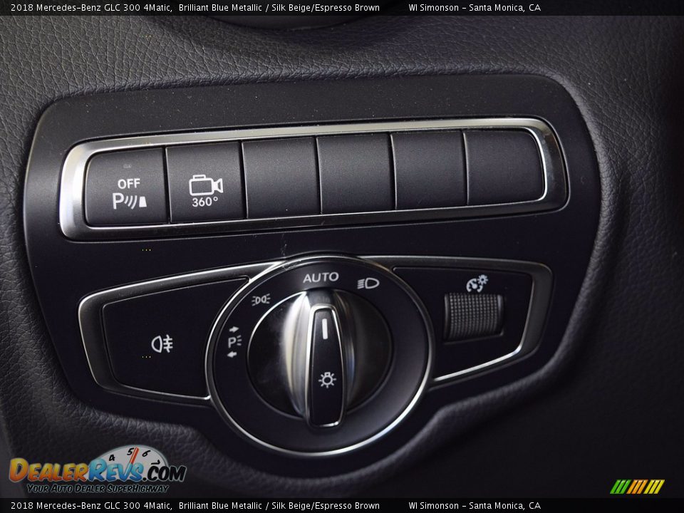 2018 Mercedes-Benz GLC 300 4Matic Brilliant Blue Metallic / Silk Beige/Espresso Brown Photo #34