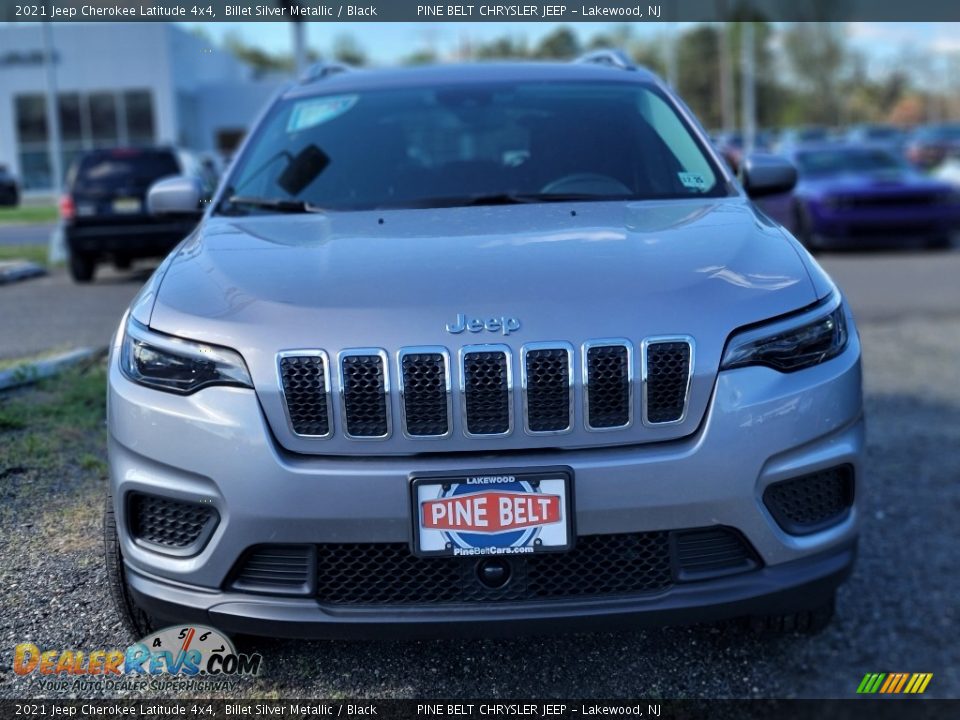 2021 Jeep Cherokee Latitude 4x4 Billet Silver Metallic / Black Photo #2