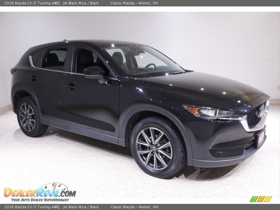 2018 Mazda CX-5 Touring AWD Jet Black Mica / Black Photo #1