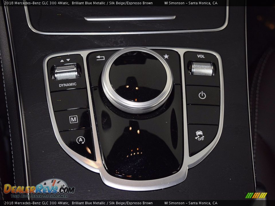 2018 Mercedes-Benz GLC 300 4Matic Brilliant Blue Metallic / Silk Beige/Espresso Brown Photo #36