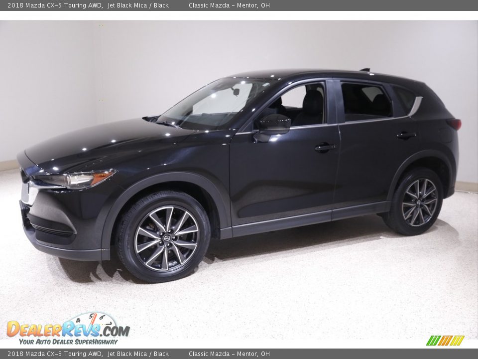 2018 Mazda CX-5 Touring AWD Jet Black Mica / Black Photo #3