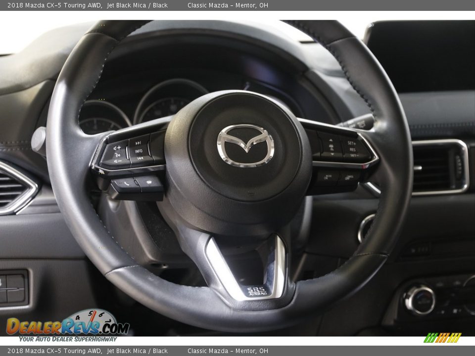 2018 Mazda CX-5 Touring AWD Jet Black Mica / Black Photo #7