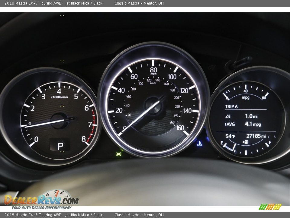 2018 Mazda CX-5 Touring AWD Jet Black Mica / Black Photo #8