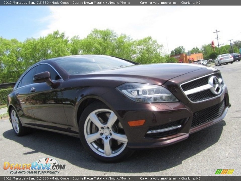 2012 Mercedes-Benz CLS 550 4Matic Coupe Cuprite Brown Metallic / Almond/Mocha Photo #1