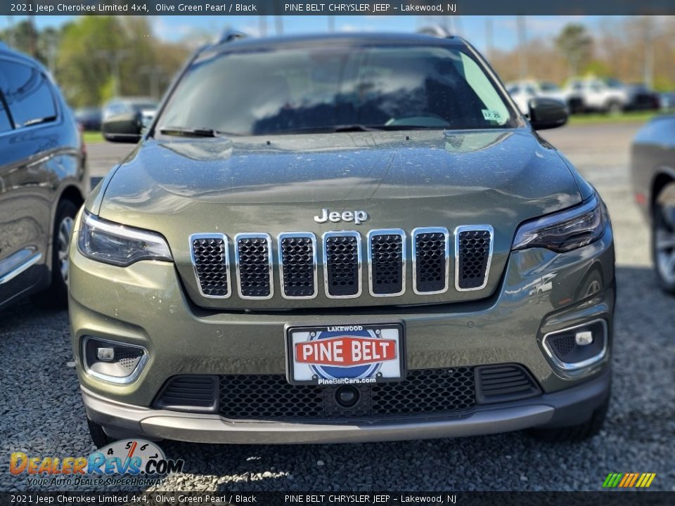 2021 Jeep Cherokee Limited 4x4 Olive Green Pearl / Black Photo #5