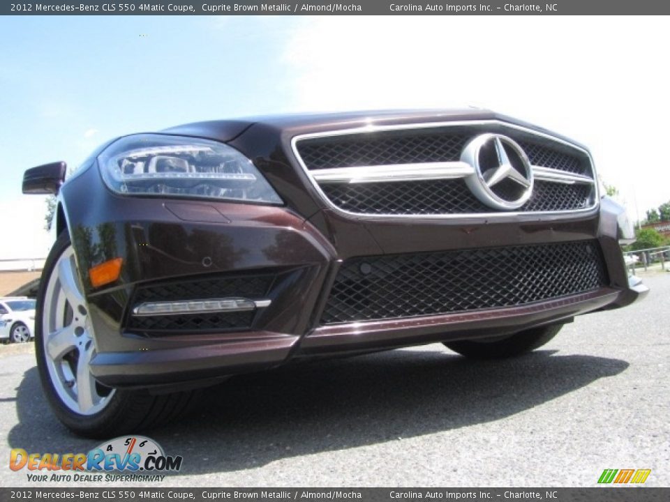 2012 Mercedes-Benz CLS 550 4Matic Coupe Cuprite Brown Metallic / Almond/Mocha Photo #2
