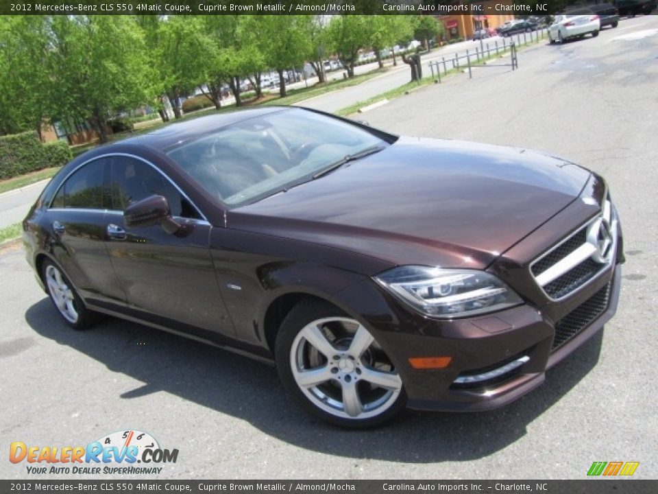 2012 Mercedes-Benz CLS 550 4Matic Coupe Cuprite Brown Metallic / Almond/Mocha Photo #3