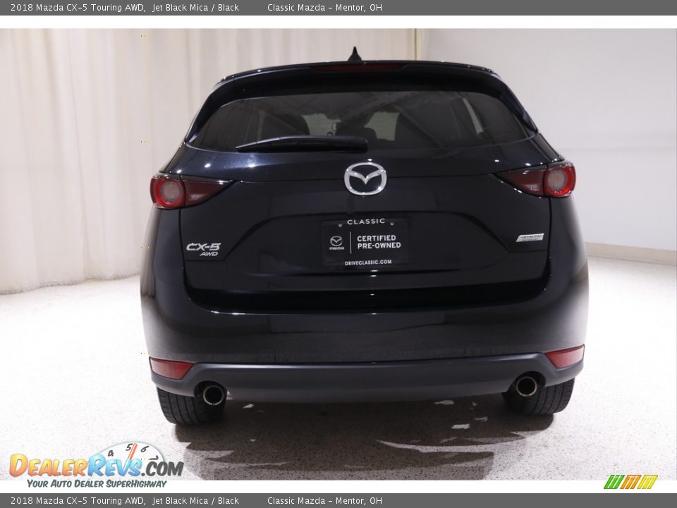 2018 Mazda CX-5 Touring AWD Jet Black Mica / Black Photo #17