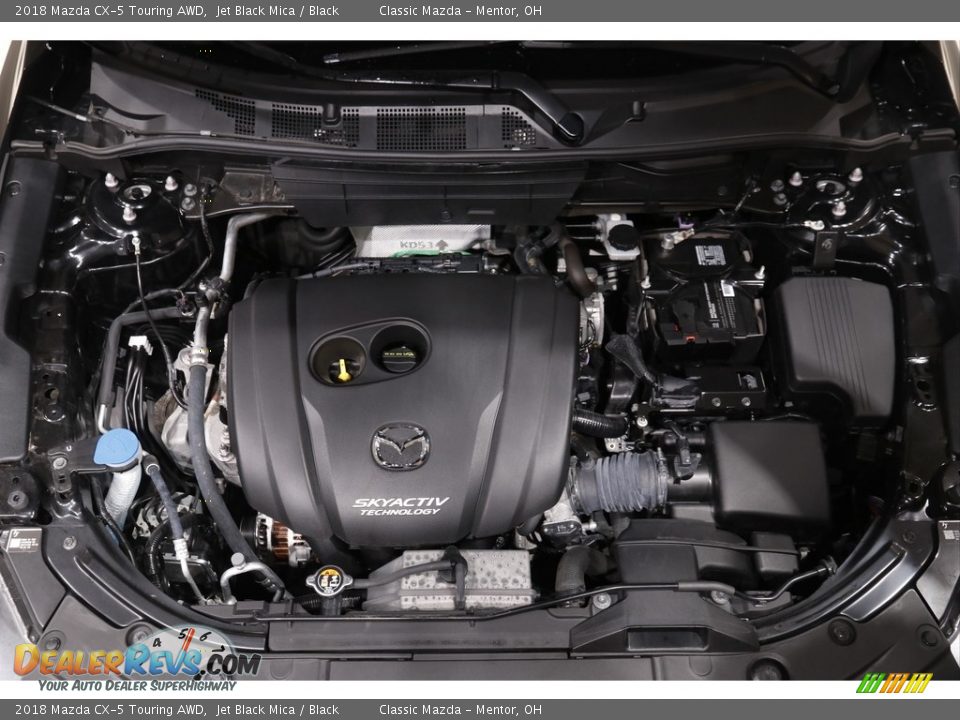 2018 Mazda CX-5 Touring AWD Jet Black Mica / Black Photo #18