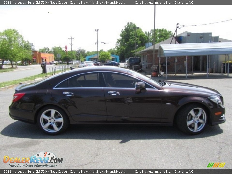 2012 Mercedes-Benz CLS 550 4Matic Coupe Cuprite Brown Metallic / Almond/Mocha Photo #11
