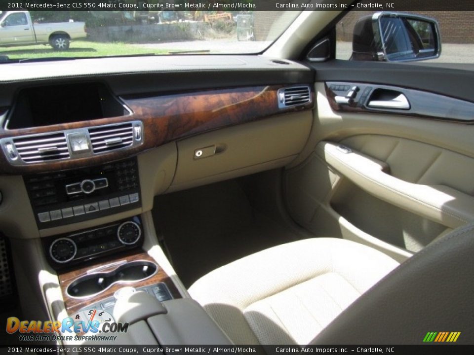 2012 Mercedes-Benz CLS 550 4Matic Coupe Cuprite Brown Metallic / Almond/Mocha Photo #14