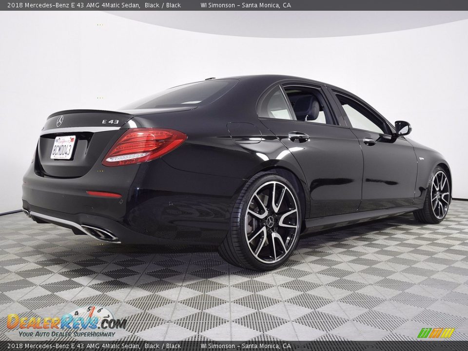 2018 Mercedes-Benz E 43 AMG 4Matic Sedan Black / Black Photo #3