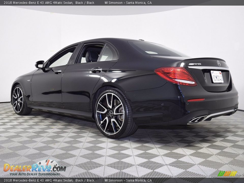 2018 Mercedes-Benz E 43 AMG 4Matic Sedan Black / Black Photo #4