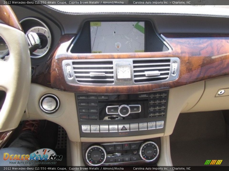 2012 Mercedes-Benz CLS 550 4Matic Coupe Cuprite Brown Metallic / Almond/Mocha Photo #16