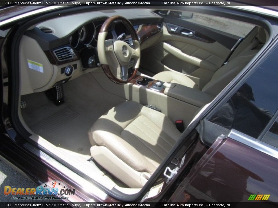 2012 Mercedes-Benz CLS 550 4Matic Coupe Cuprite Brown Metallic / Almond/Mocha Photo #17