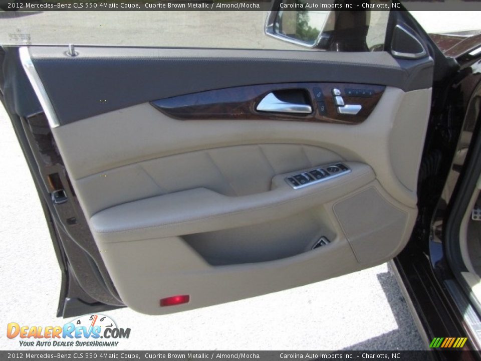 2012 Mercedes-Benz CLS 550 4Matic Coupe Cuprite Brown Metallic / Almond/Mocha Photo #18
