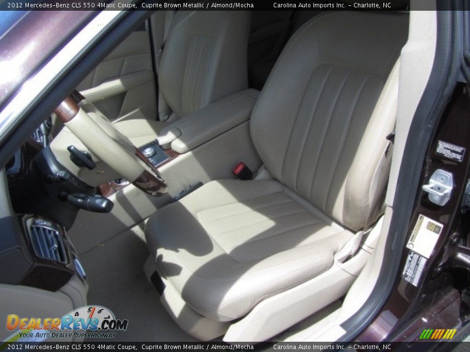 2012 Mercedes-Benz CLS 550 4Matic Coupe Cuprite Brown Metallic / Almond/Mocha Photo #19