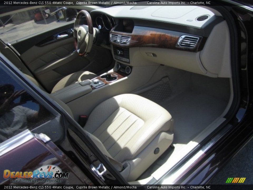 2012 Mercedes-Benz CLS 550 4Matic Coupe Cuprite Brown Metallic / Almond/Mocha Photo #22