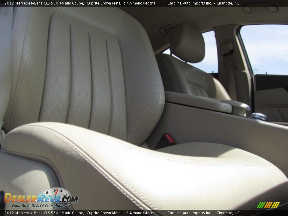 2012 Mercedes-Benz CLS 550 4Matic Coupe Cuprite Brown Metallic / Almond/Mocha Photo #23