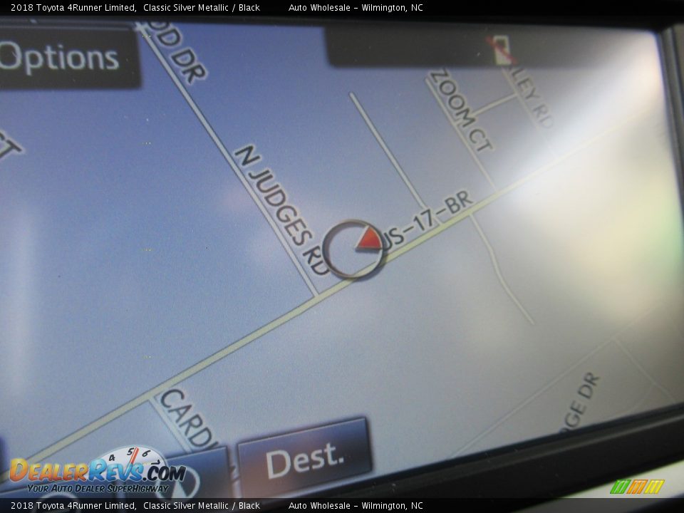 2018 Toyota 4Runner Limited Classic Silver Metallic / Black Photo #16