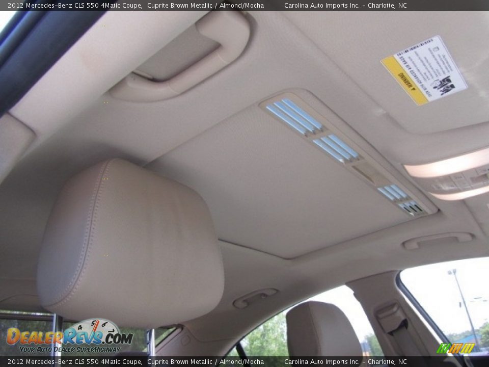 2012 Mercedes-Benz CLS 550 4Matic Coupe Cuprite Brown Metallic / Almond/Mocha Photo #24