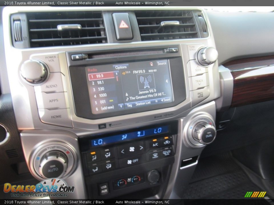 2018 Toyota 4Runner Limited Classic Silver Metallic / Black Photo #17