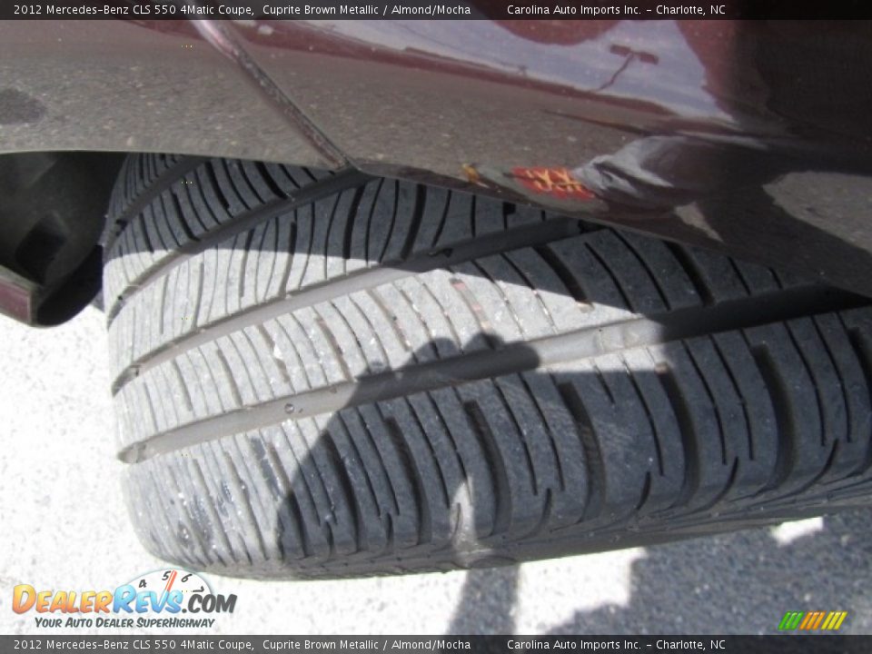 2012 Mercedes-Benz CLS 550 4Matic Coupe Cuprite Brown Metallic / Almond/Mocha Photo #27