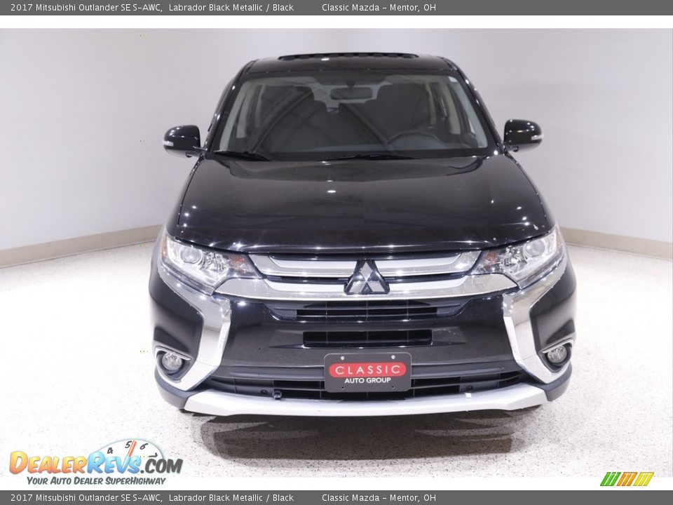 2017 Mitsubishi Outlander SE S-AWC Labrador Black Metallic / Black Photo #2