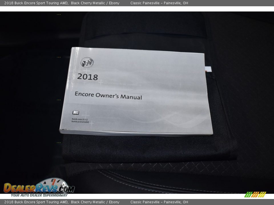 2018 Buick Encore Sport Touring AWD Black Cherry Metallic / Ebony Photo #17