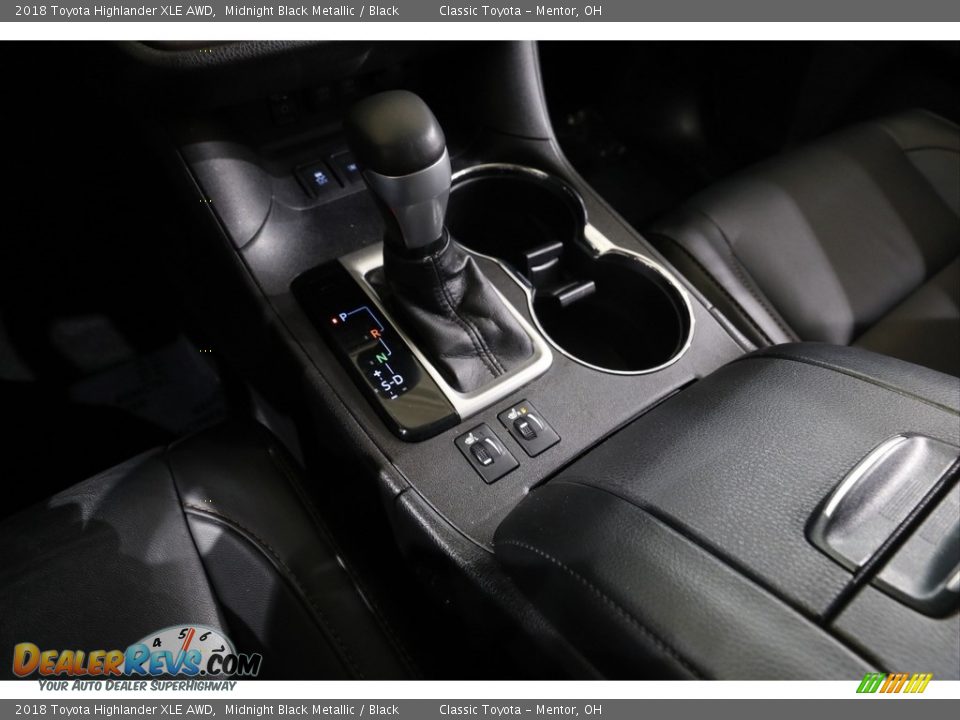2018 Toyota Highlander XLE AWD Midnight Black Metallic / Black Photo #12