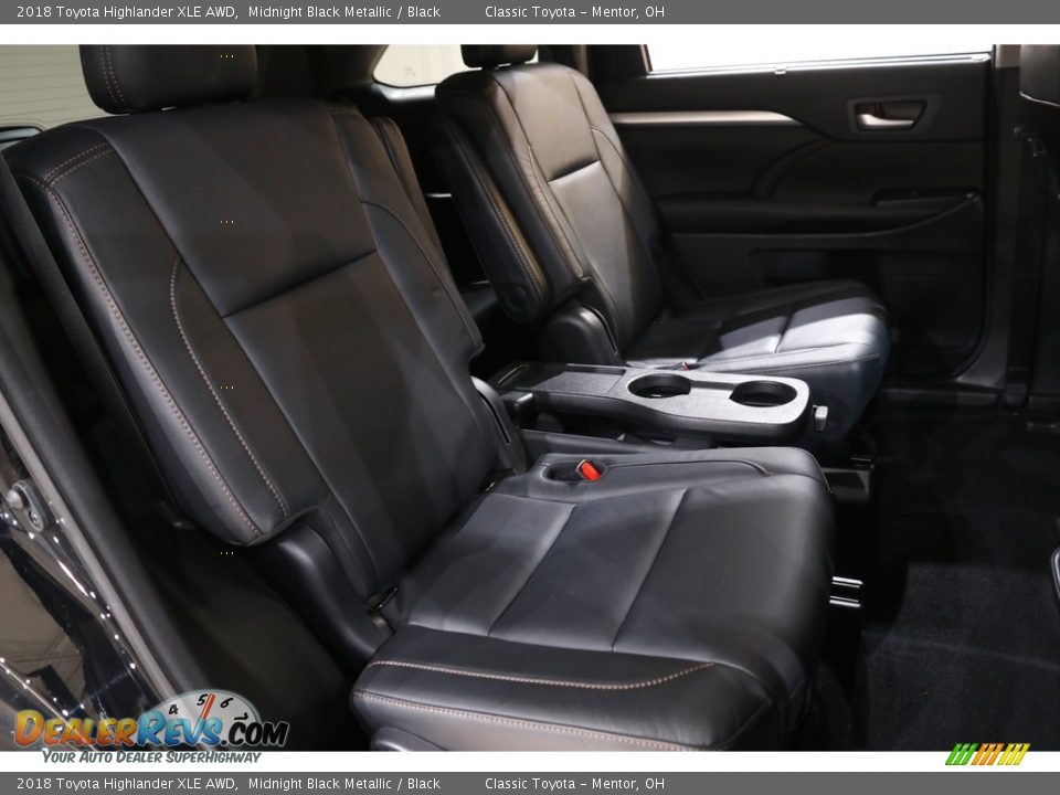 2018 Toyota Highlander XLE AWD Midnight Black Metallic / Black Photo #15