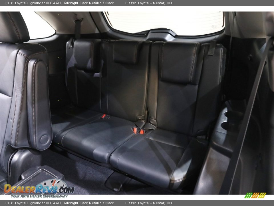 2018 Toyota Highlander XLE AWD Midnight Black Metallic / Black Photo #17