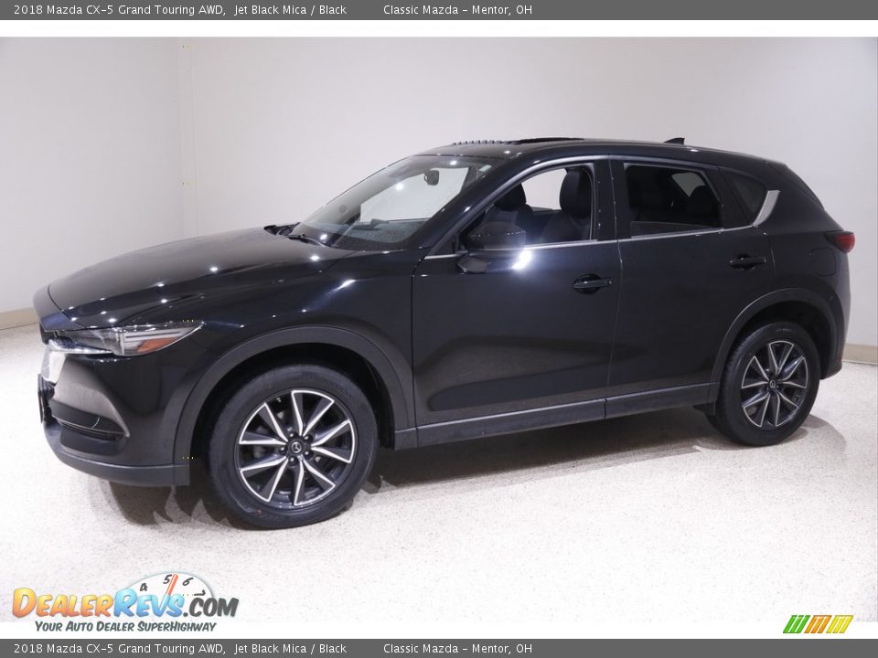 2018 Mazda CX-5 Grand Touring AWD Jet Black Mica / Black Photo #3