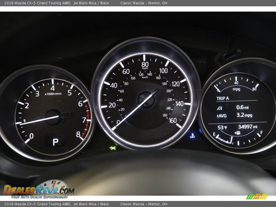 2018 Mazda CX-5 Grand Touring AWD Jet Black Mica / Black Photo #8